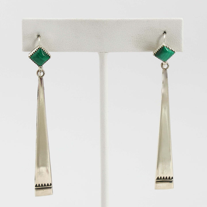 Malachite Earrings