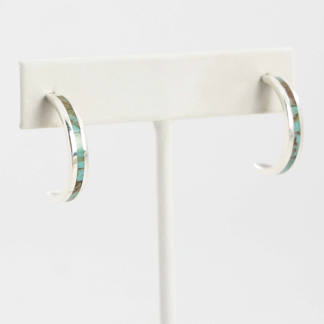 Inlay Hoop Earrings