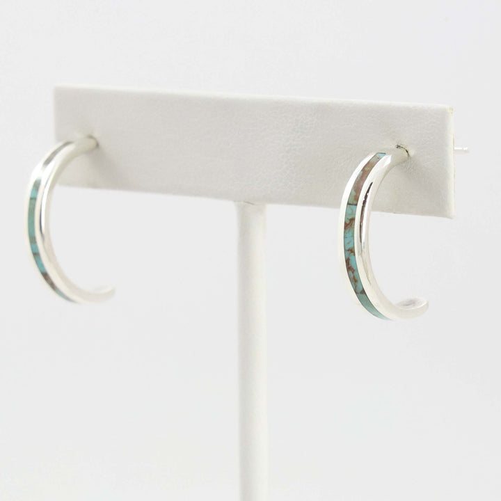 Inlay Hoop Earrings