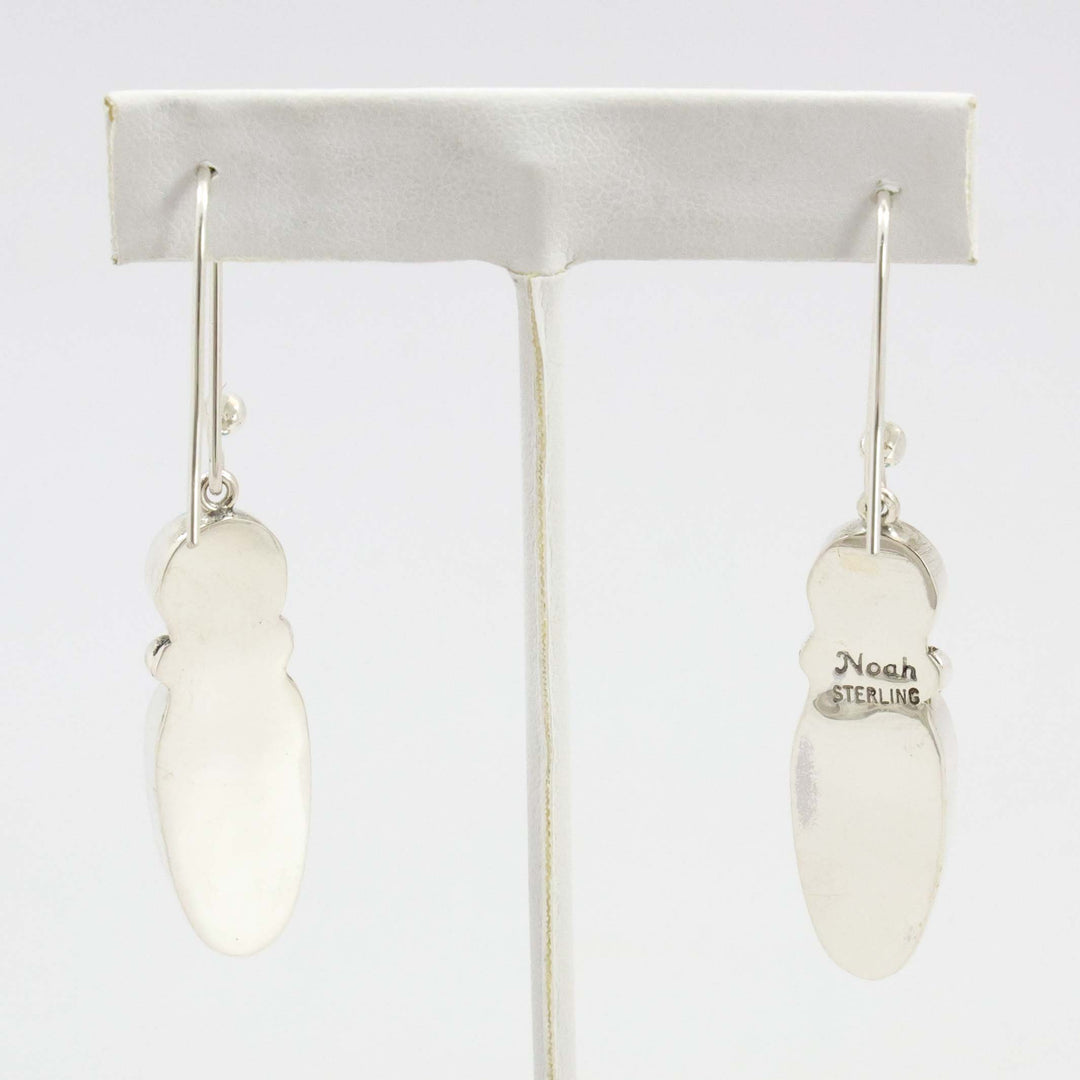 Turquoise and Gaspeite Earrings