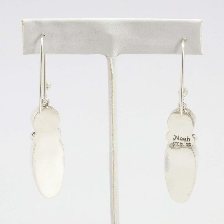 Turquoise and Gaspeite Earrings