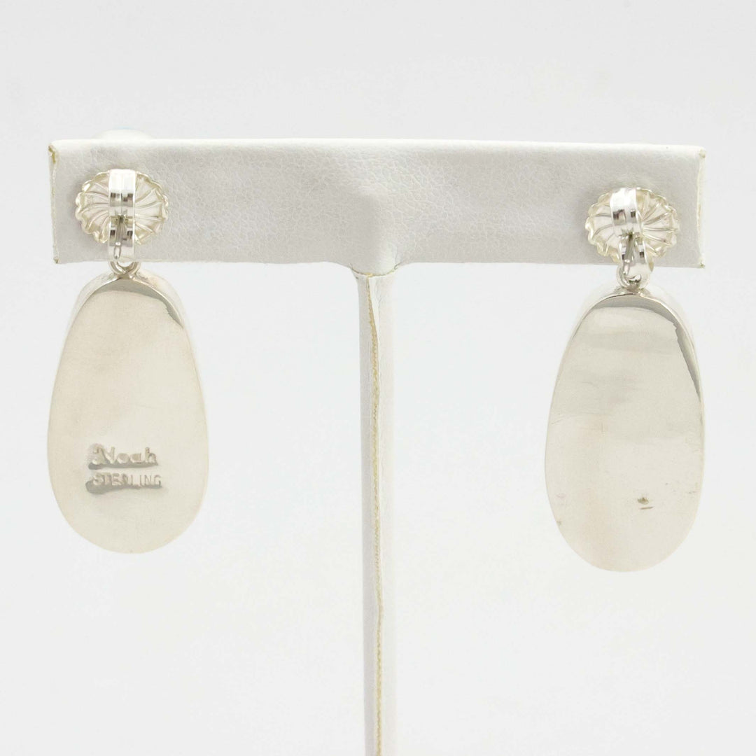 Turquoise and Gaspeite Earrings