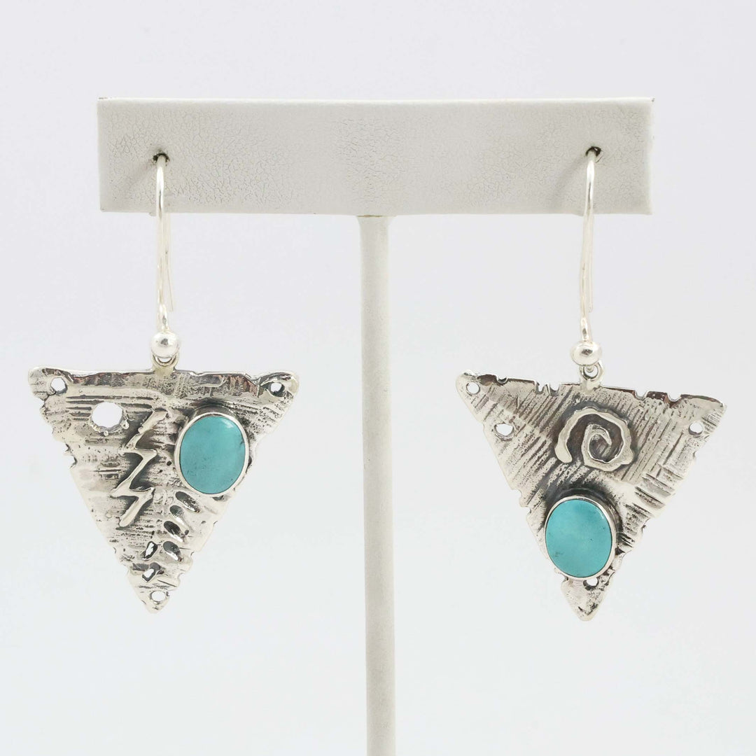 Sleeping Beauty Turquoise Earrings