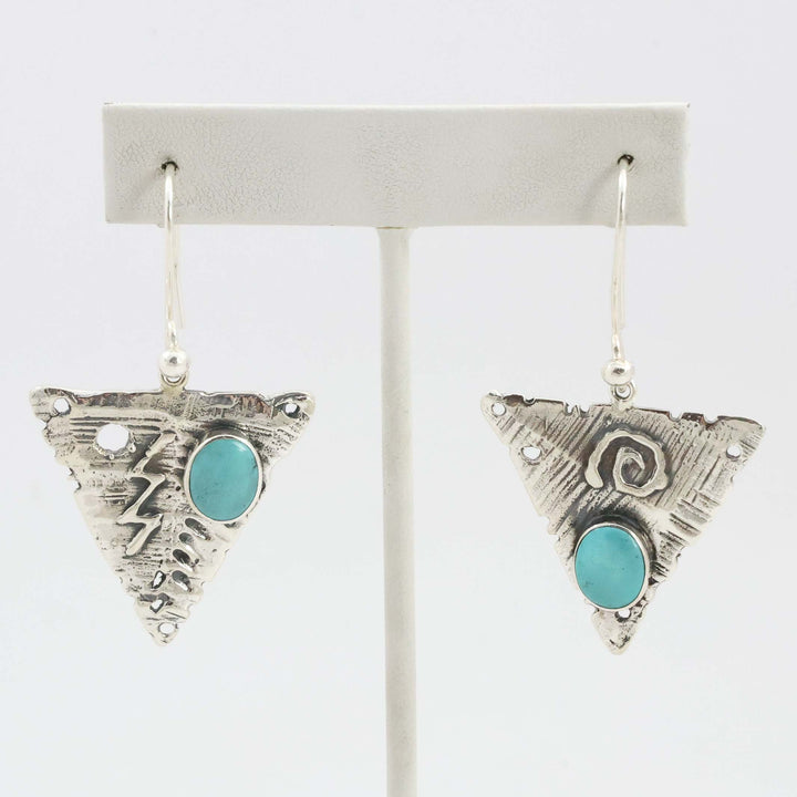 Sleeping Beauty Turquoise Earrings