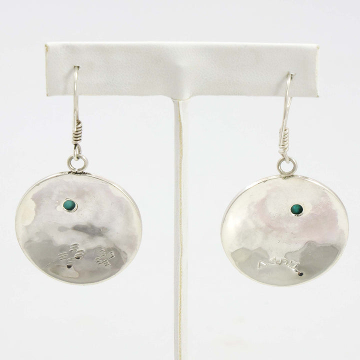 Turquoise Desert Scene Earrings