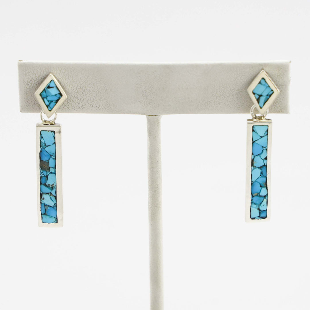 Turquoise Inlay Earrings