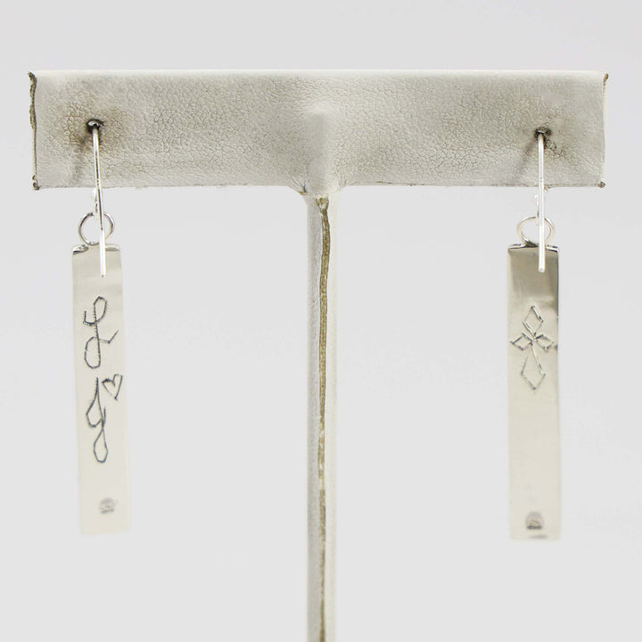 Coral Inlay Earrings