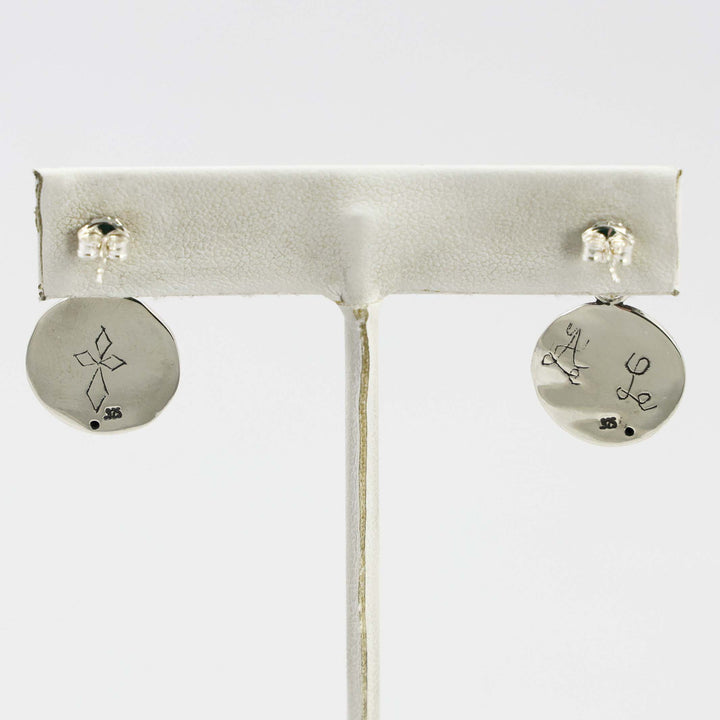 Broken Arrow Turquoise Earrings