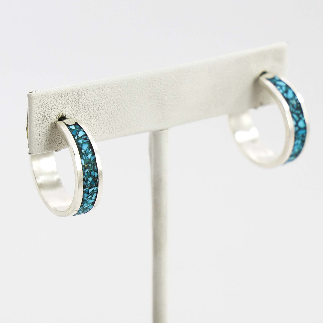 Turquoise Hoop Earrings