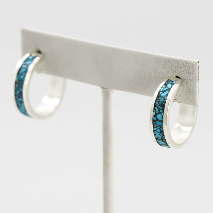 Turquoise Hoop Earrings