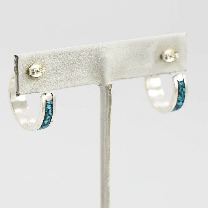 Turquoise Hoop Earrings