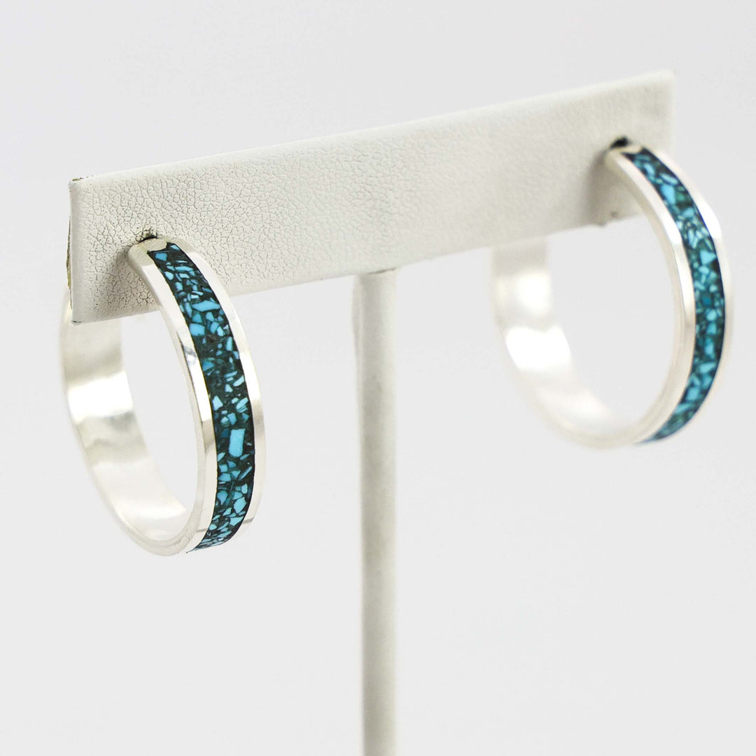 Turquoise Hoop Earrings