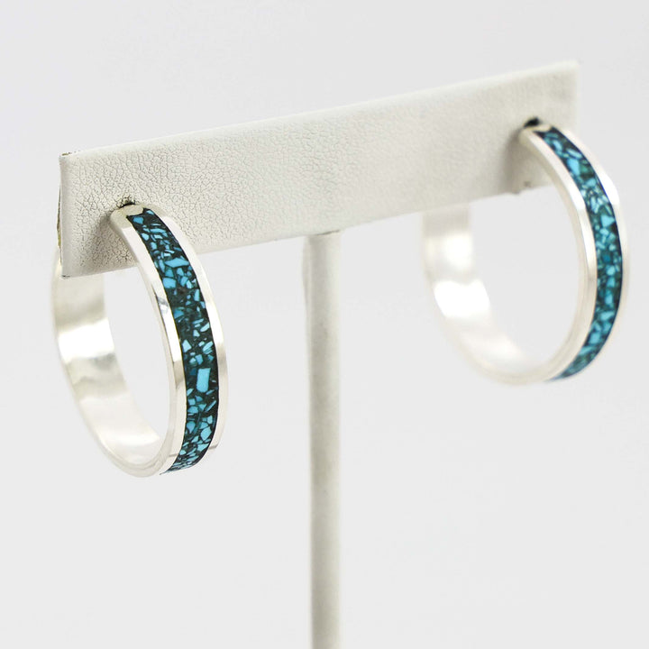 Turquoise Hoop Earrings
