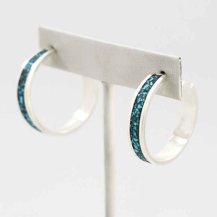 Turquoise Hoop Earrings
