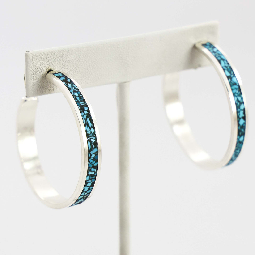 Turquoise Hoop Earrings