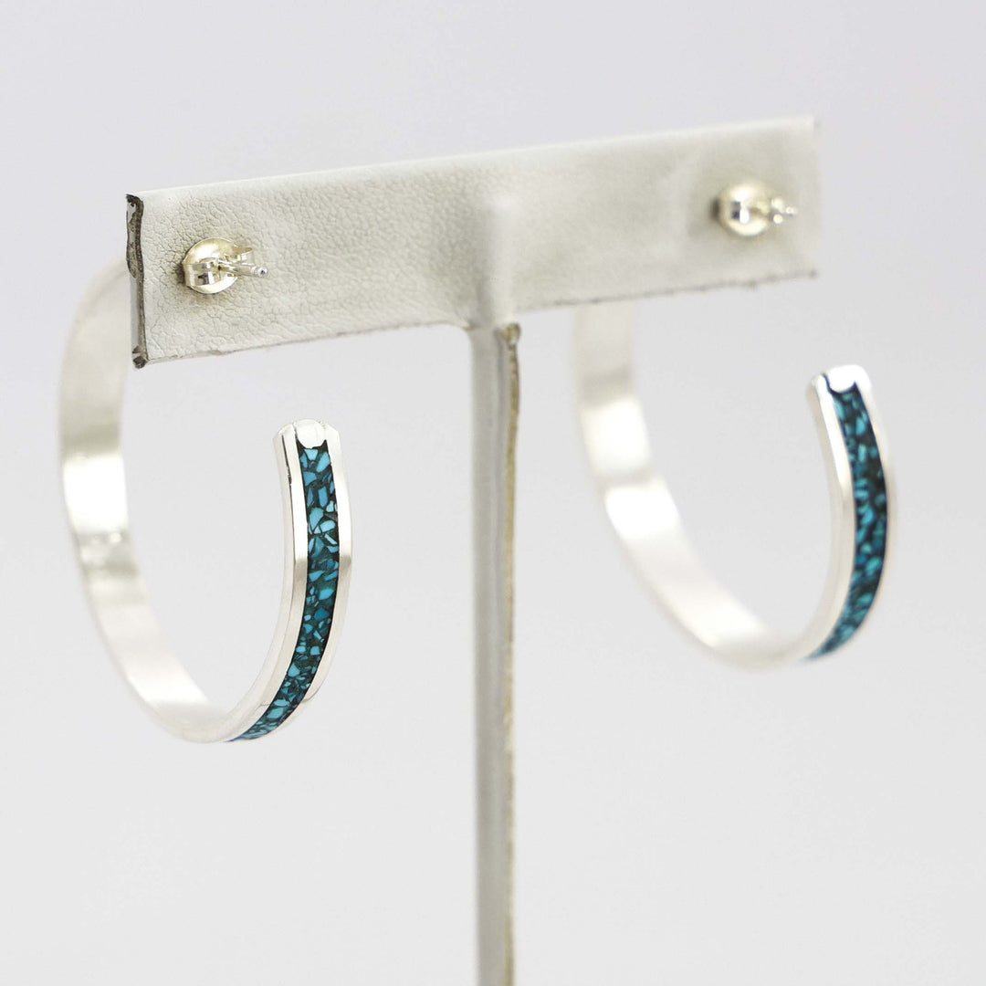 Turquoise Hoop Earrings