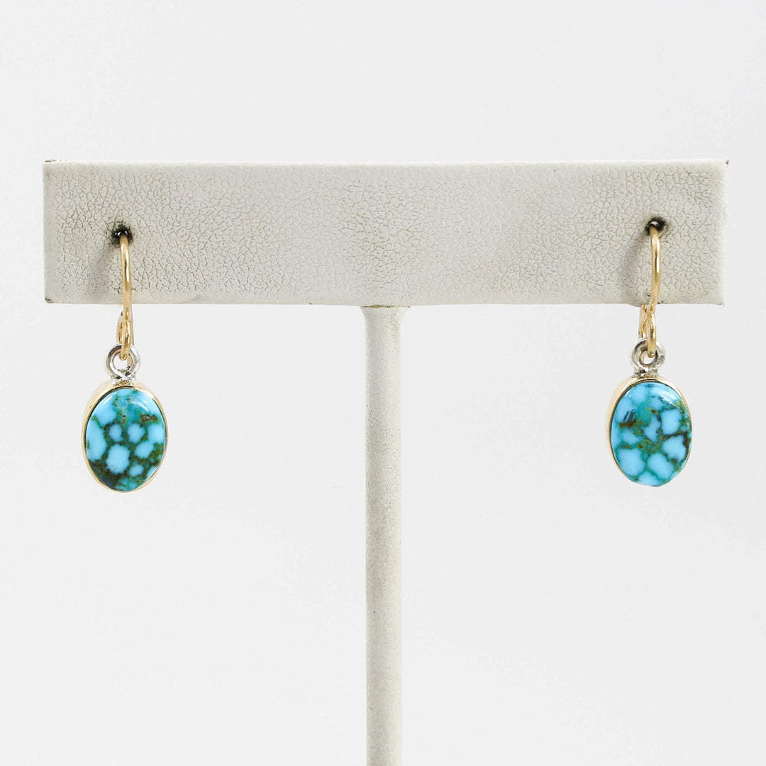 Ithaca Peak Turquoise Gold Earrings