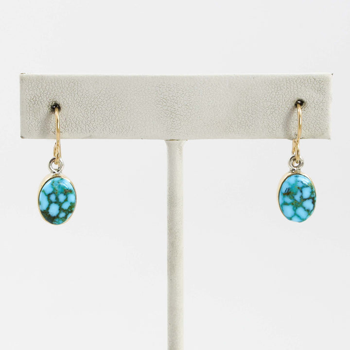 Ithaca Peak Turquoise Gold Earrings