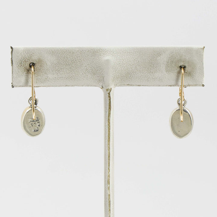 Ithaca Peak Turquoise Gold Earrings