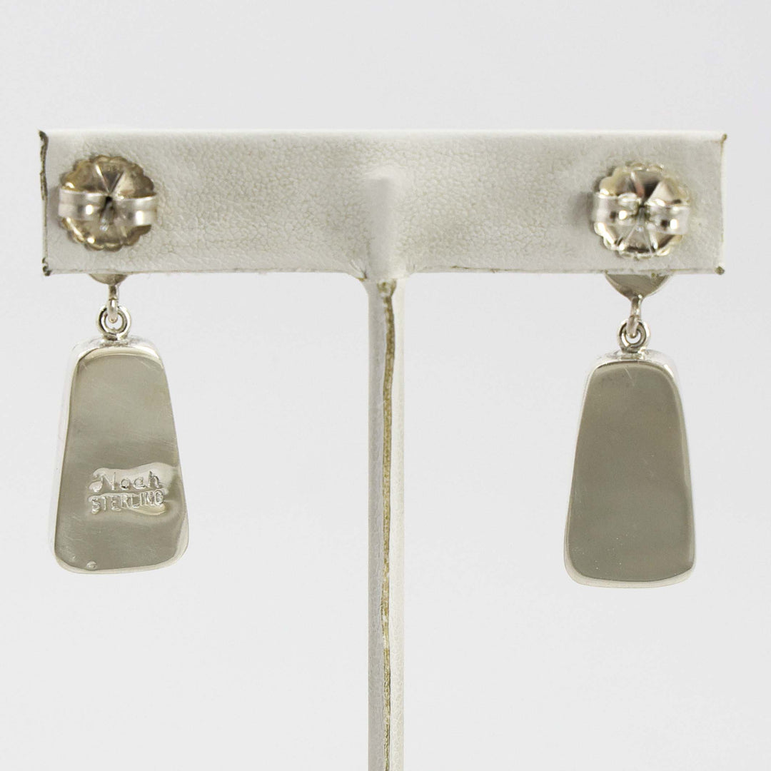 Gaspeite and Turquoise Earrings