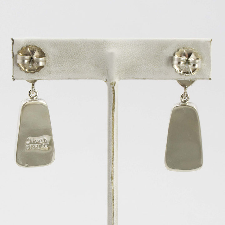 Gaspeite and Turquoise Earrings