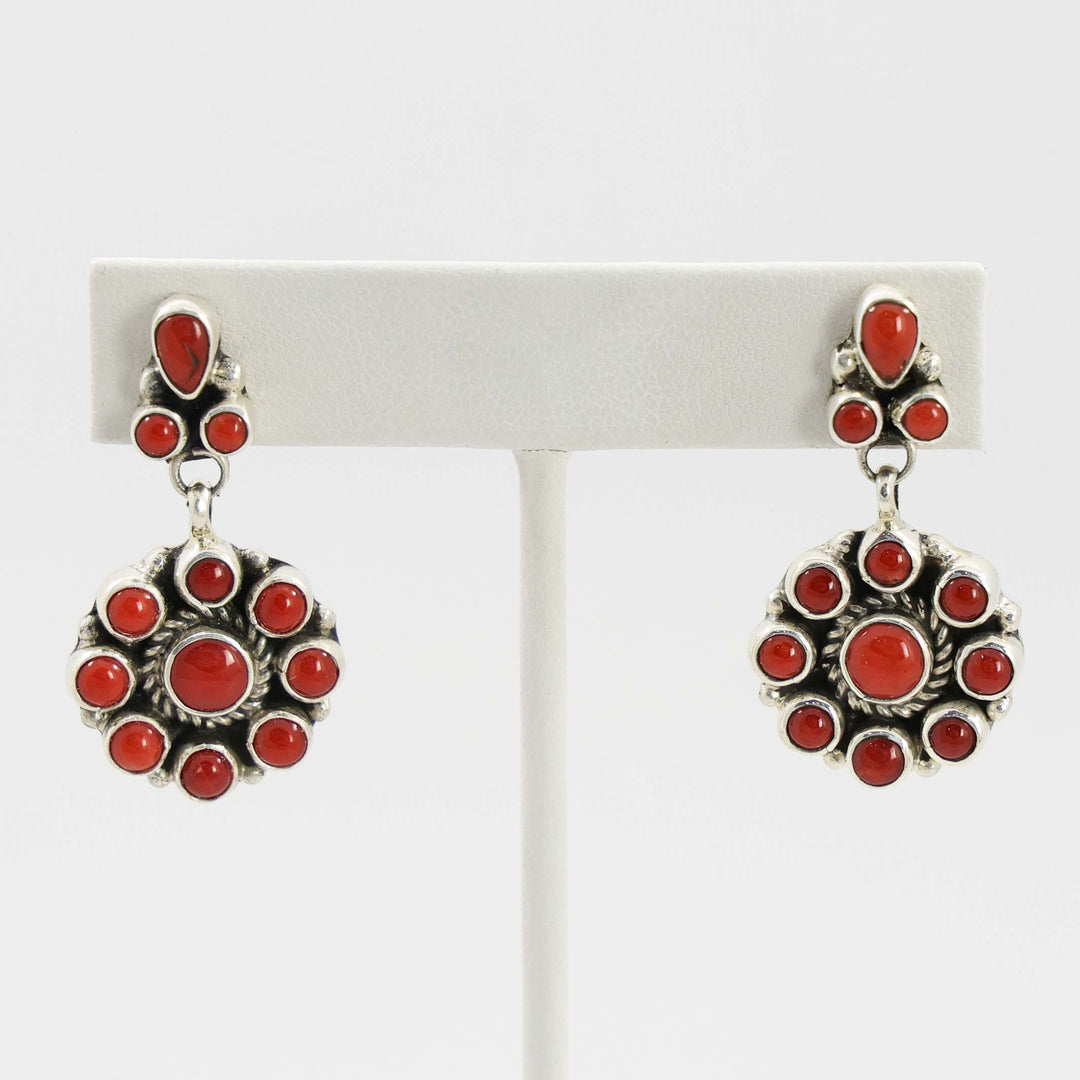 Coral Earrings