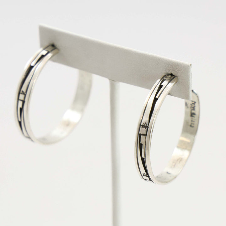 Silver Hoop Earrings