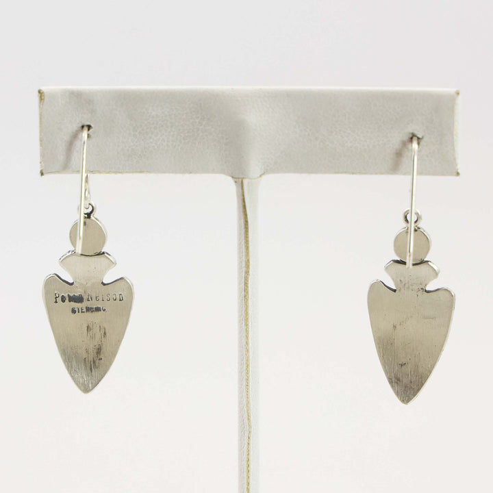 Turquoise Arrowhead Earrings