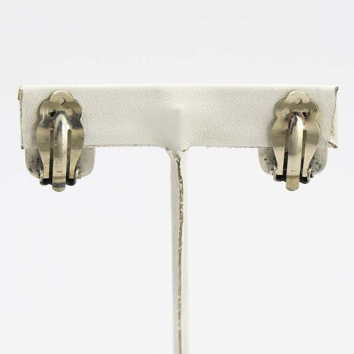 Kingman Turquoise Clip Earrings