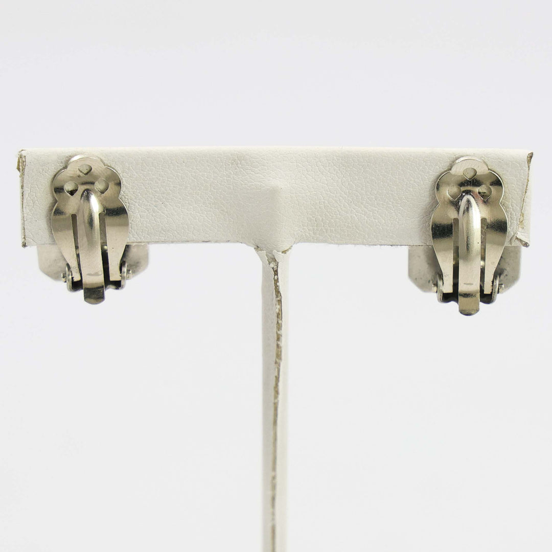 Silver Clip Earrings