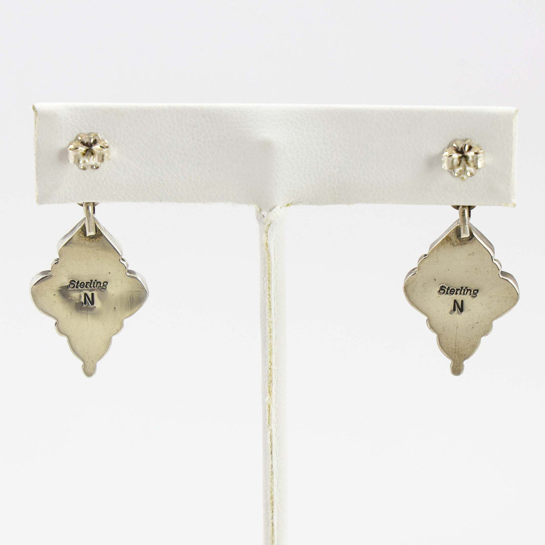 Coral and Spiny Oyster Earrings