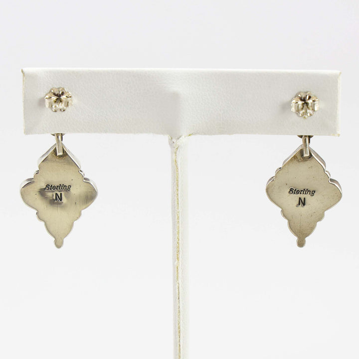 Coral and Spiny Oyster Earrings