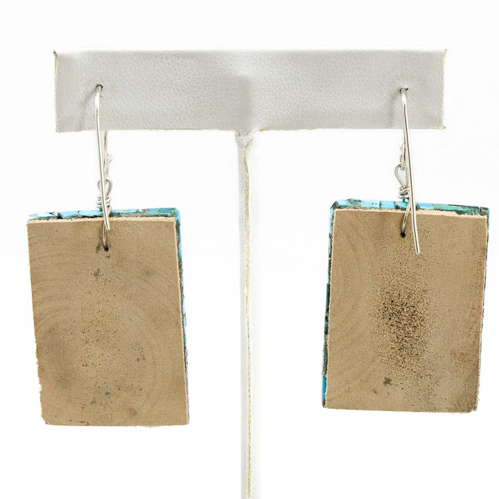 Turquoise and Jet Earrings