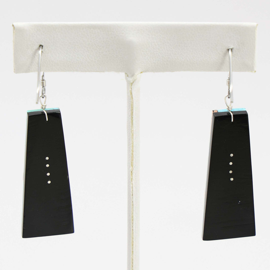 Turquoise and Copper Earrings