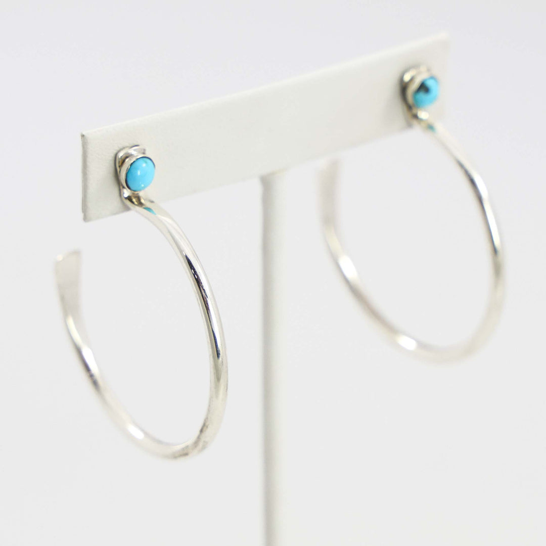 Turquoise Hoop Earrings