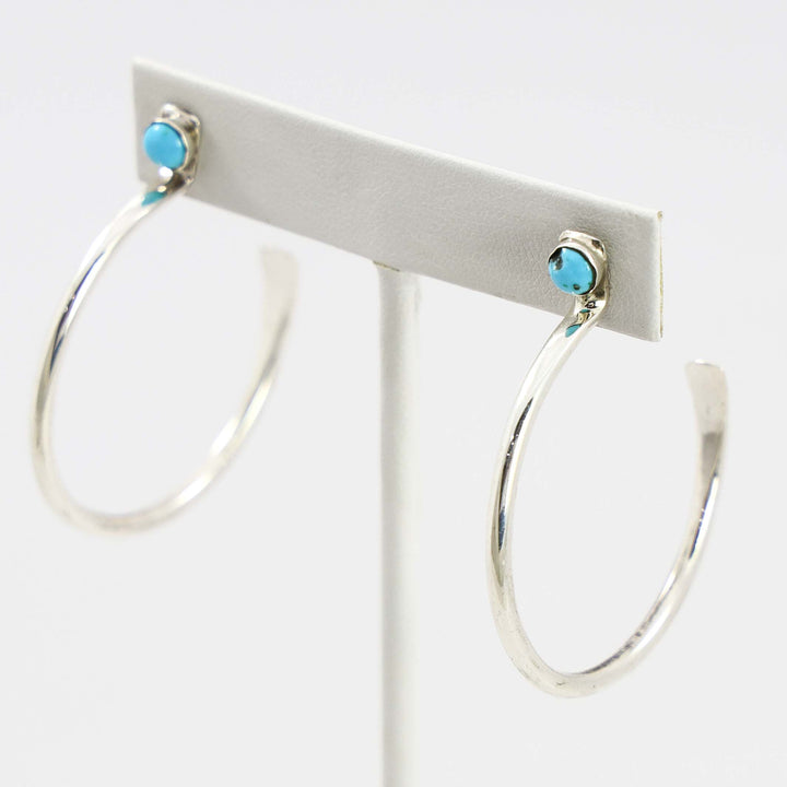 Turquoise Hoop Earrings