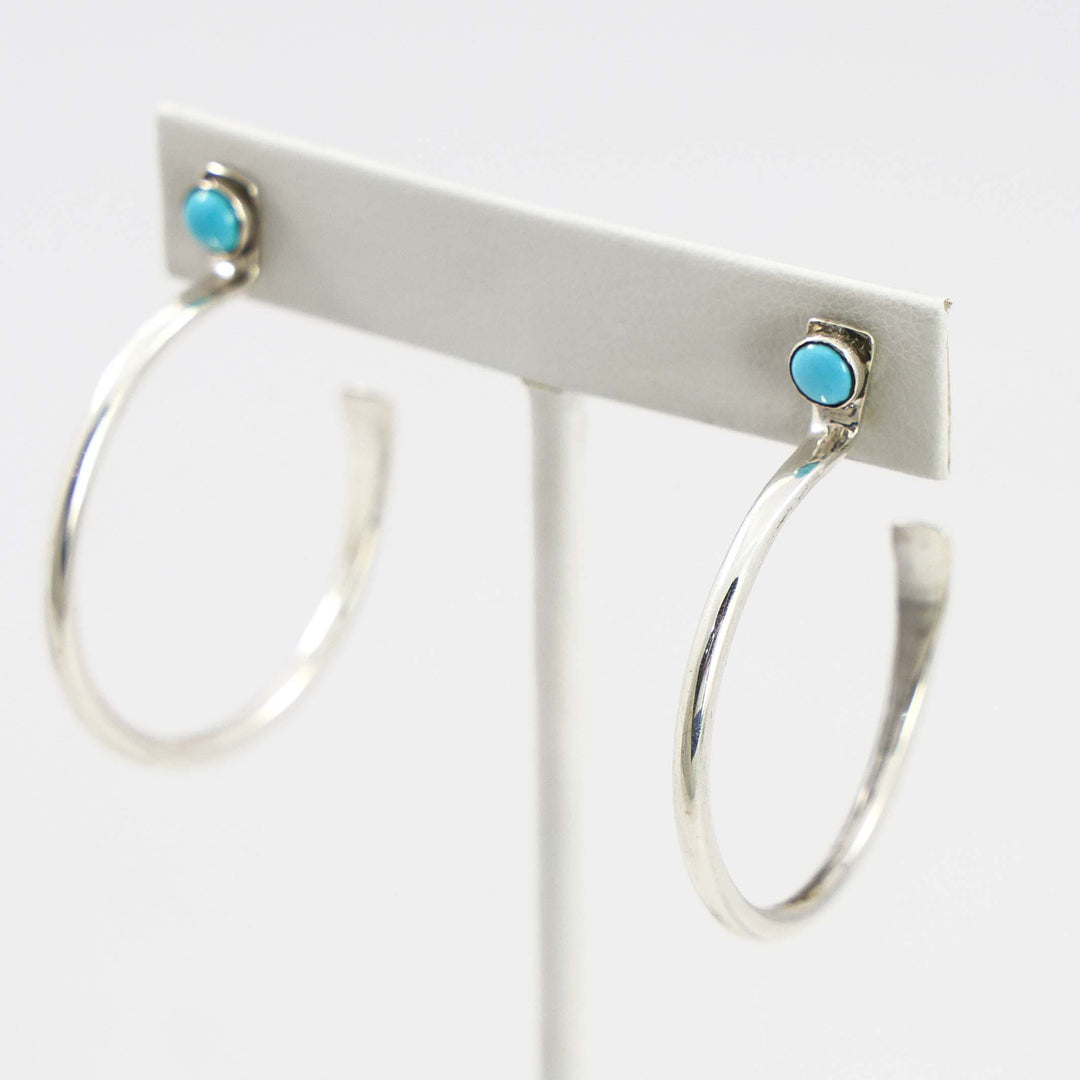 Turquoise Hoop Earrings