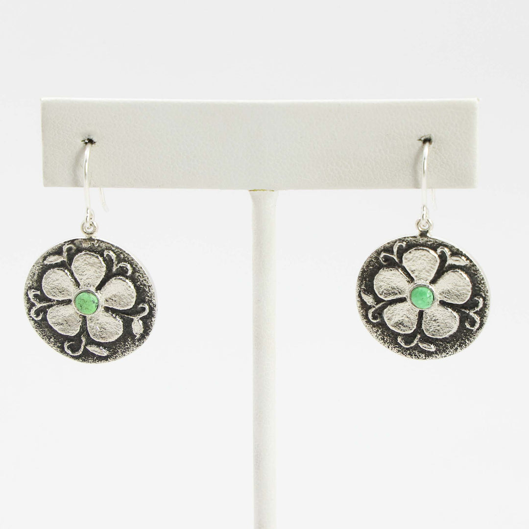 Turquoise Flower Earrings