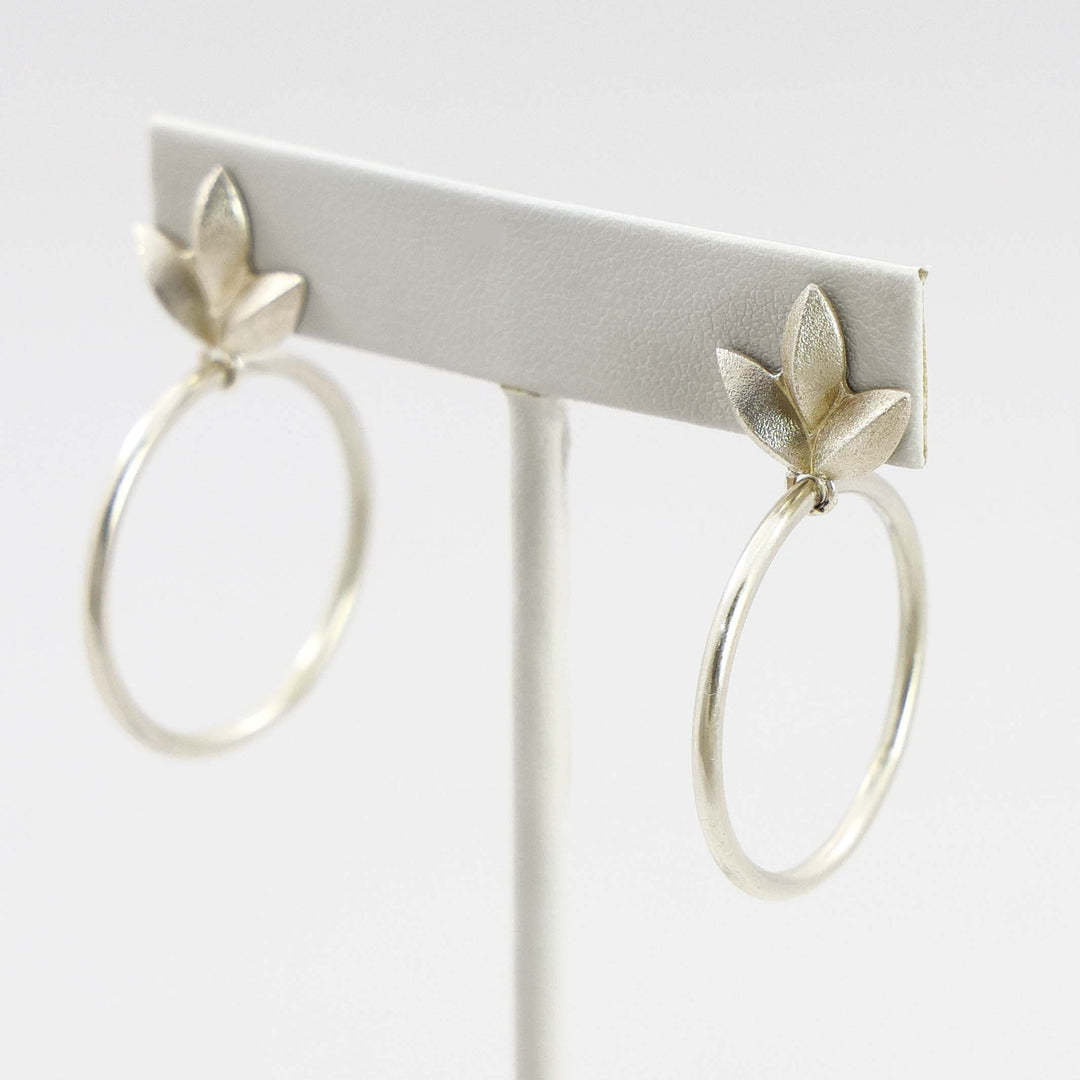 Sweet Pea Hoop Earrings