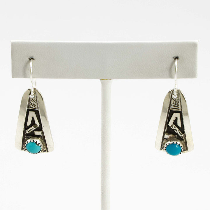Sleeping Beauty Turquoise Earrings