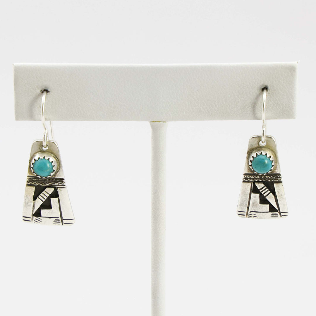 Sleeping Beauty Turquoise Earrings