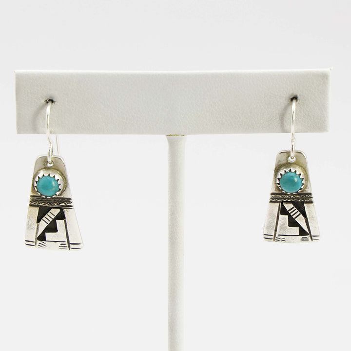 Sleeping Beauty Turquoise Earrings