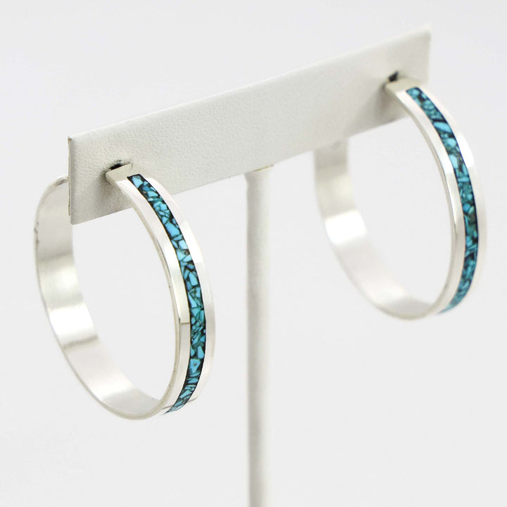 Turquoise Hoop Earrings