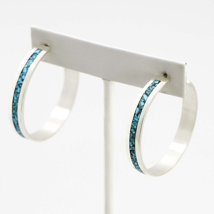 Turquoise Hoop Earrings