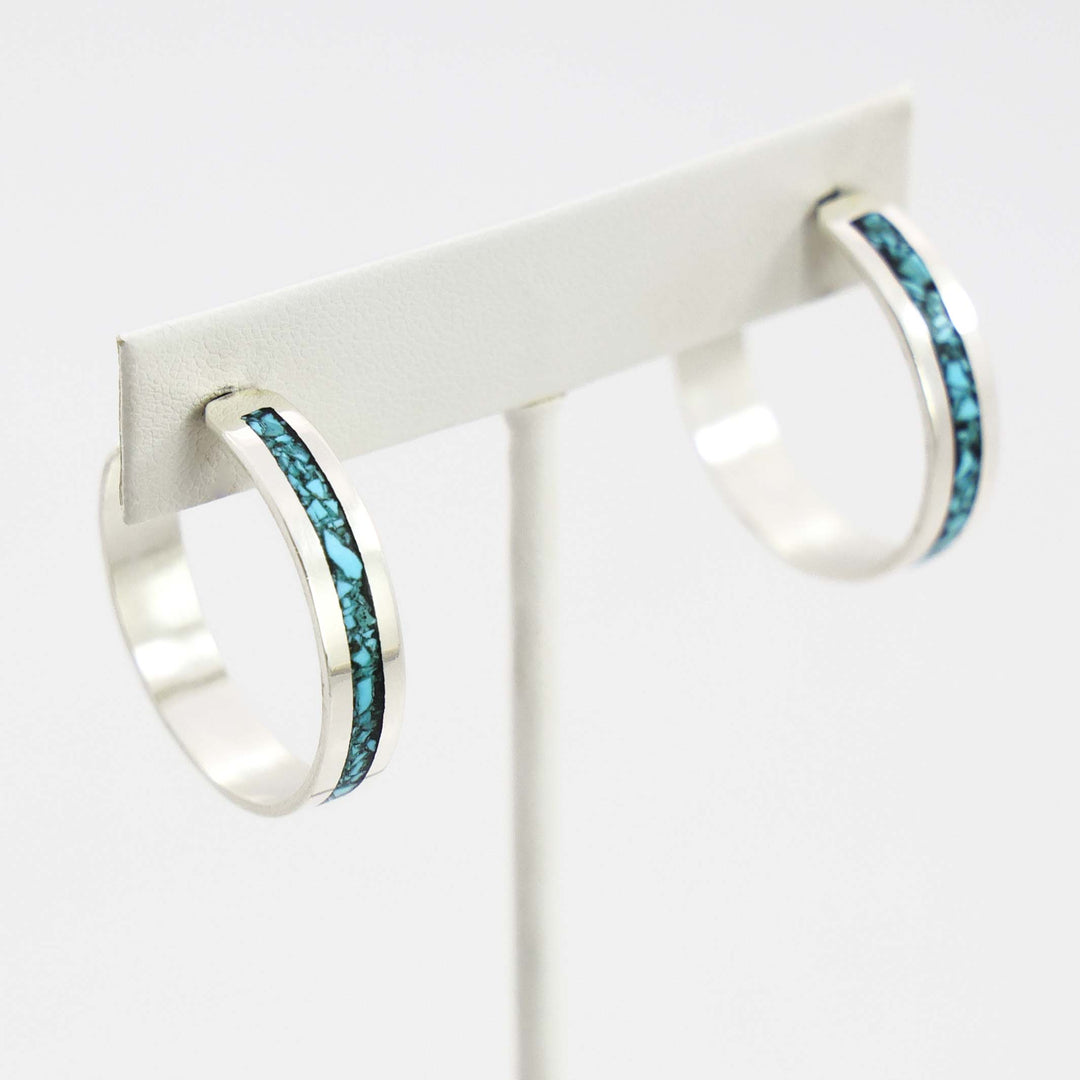 Turquoise Hoop Earrings