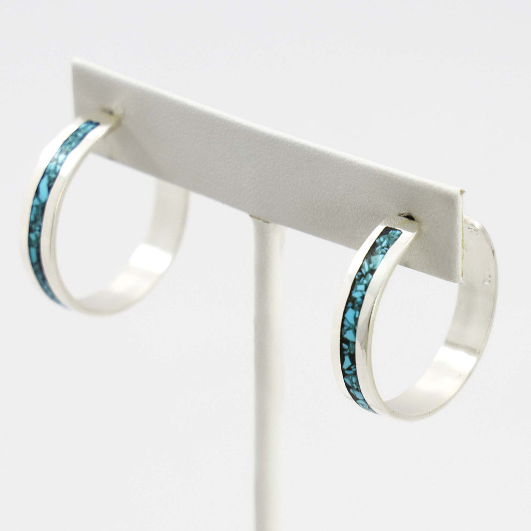 Turquoise Hoop Earrings