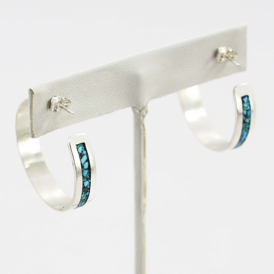 Turquoise Hoop Earrings