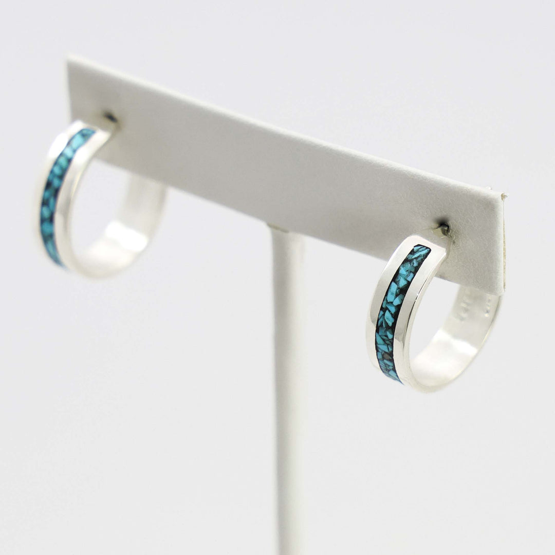 Turquoise Hoop Earrings