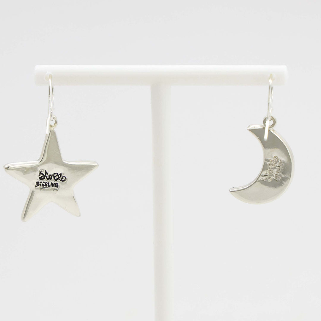 Star and Moon Earrings