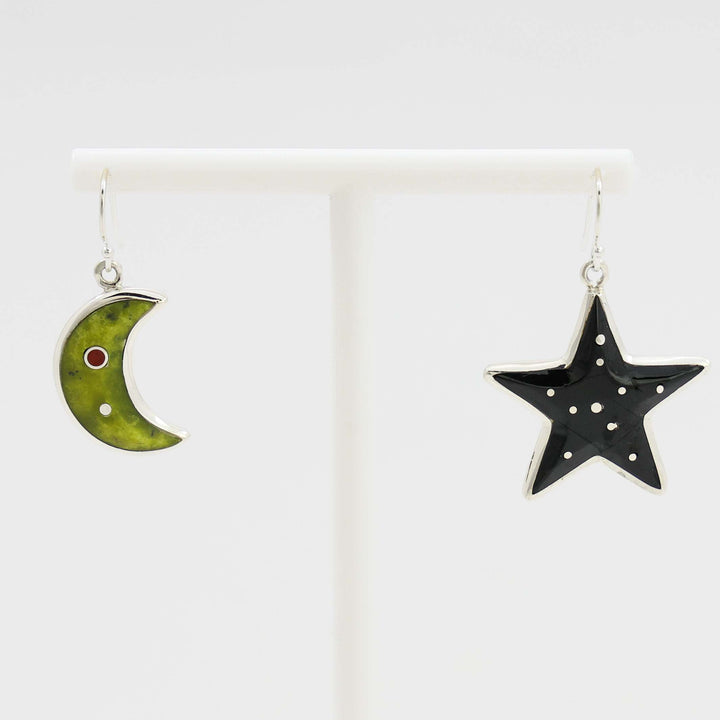 Star and Moon Earrings
